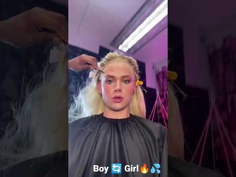 Boy To Hot Girl Makeup Transformation 🔥💦 #boytogirlmakeuptransformation #boytogirlmakeupladygetup