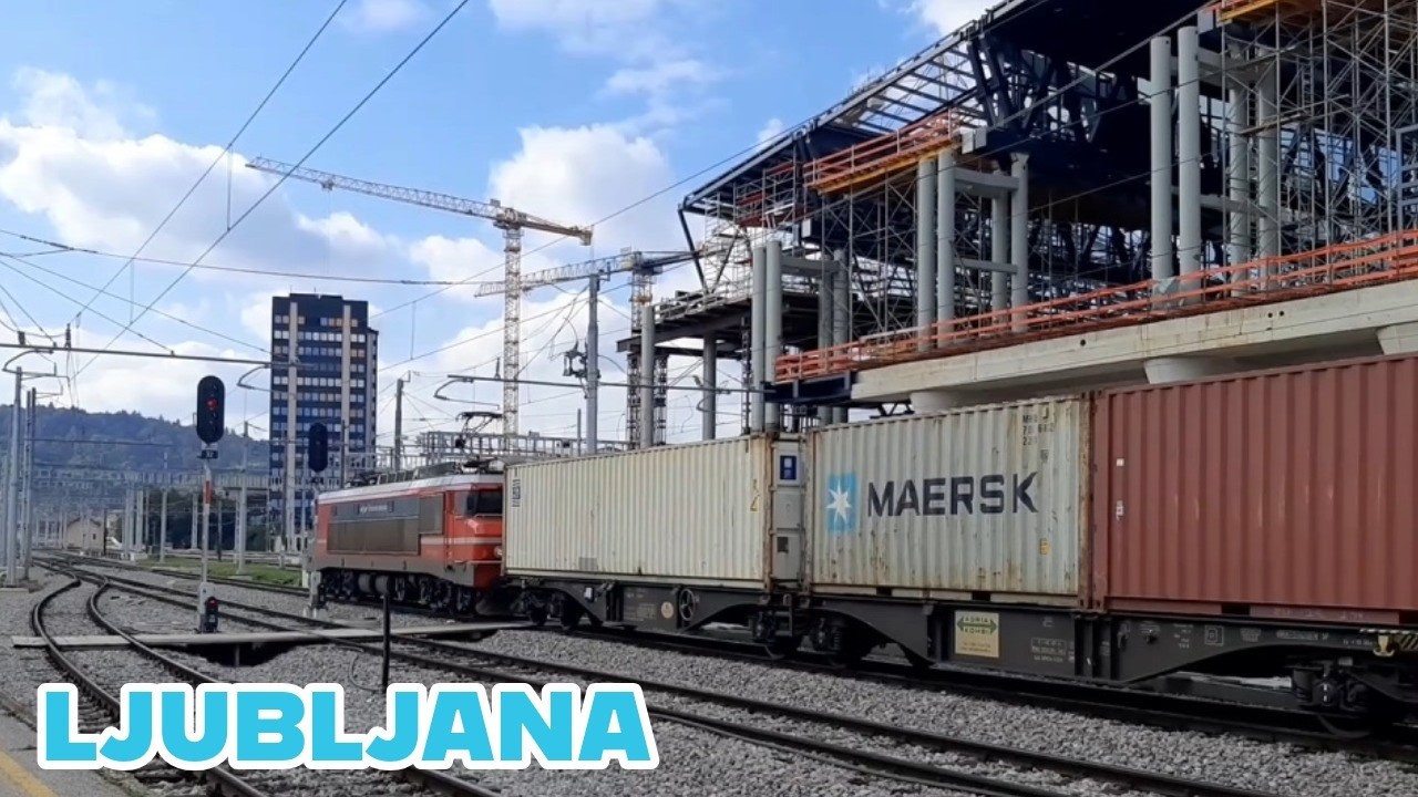 Freight Train in Ljubljana