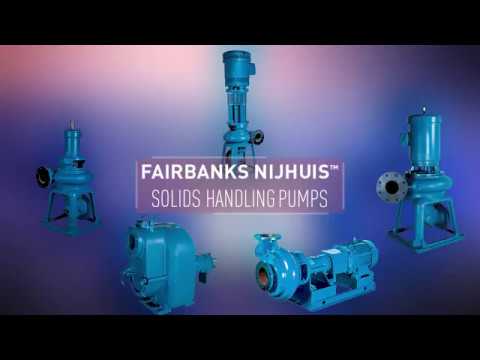 Pentair Fairbanks Nijhuis: Solids Handling Pumps - YouTube