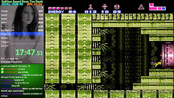 Super Metroid Project Base: Suitless Speed Run WR in 39:52