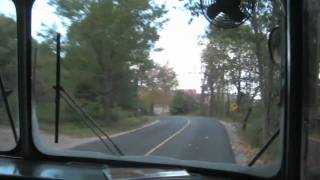 HDA Ride on a 1970s Vintage Crown School Bus in Maine