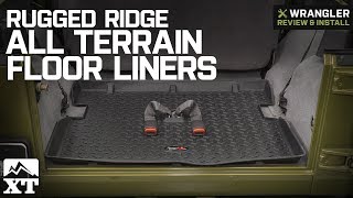 Rugged Ridge Floor Liner Kit Black 97-06 Jeep Wrangler Tj X12988.10 Rugged Ridge Floor Liner Kit Black 97-06 Jeep Wrangler Tj X12988.10