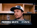 Kailer Yamamoto and André Tourigny | 01.29 Morning Skate Media