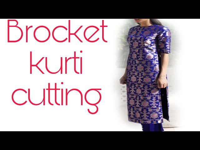 Brocade Kurtis for Classy and Lavish Impression! | Online Shopping Kurtis -  Buy Fashion Kurtis Online