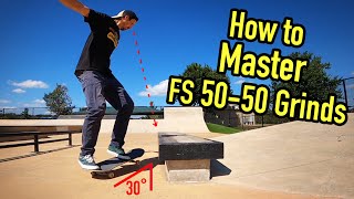How to learn Frontside 5050 Grinds