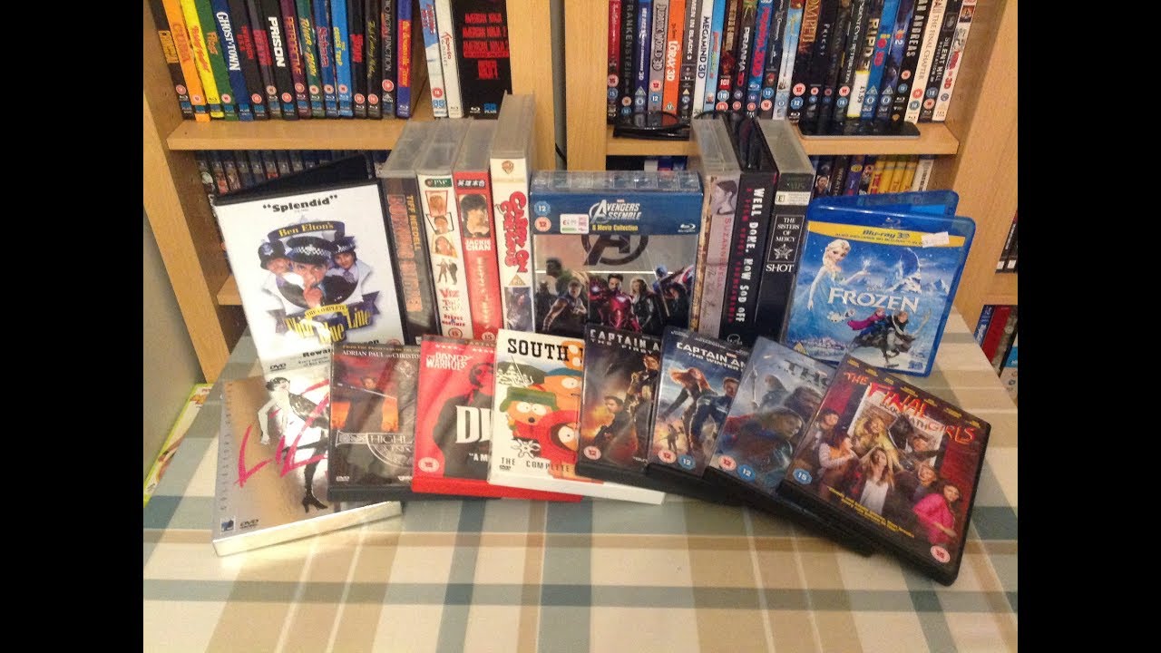 My Charity Shop Pickups September 1st 2017 Bly Ray, DVD & VHS YouTube