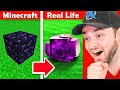 *NEW* MINECRAFT vs REAL-LIFE! (MUST SEE)