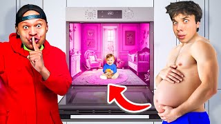 I Built a SECRET Room For My New Baby!