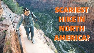 SCARIEST HIKE in North America! Hiking Angel's Landing, Zion National Park, Utah - USA Roadtrip
