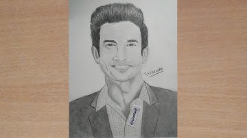 Drawing Sushant Singh Rajput ( Time lapse) | Niha9art