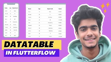 Data Table In FlutterFlow