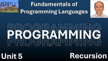 SPPU Sem-1 FPL Unit-5 - Recursion