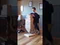 Most Jenga blocks stacked on one vertical Jenga block - 1,840 by Auldin Maxwell ðŸ‡¨ðŸ‡¦
