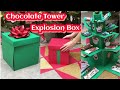 Chocolate Tower Explosion Box | How to make Tower Explosion Box
