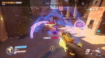 Overwatch - Mercy POTG - Temple of Anubis (Defending)