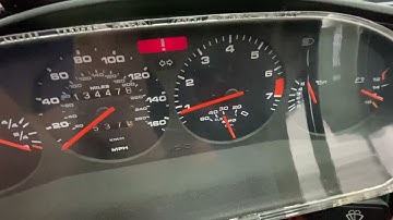 Porsche 944 4.8 LS Swap - Tach Test 2 (throttle cable hooked up)