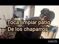 Limpiando patio de los chaparros 🐾🐕🦮