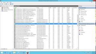 Modify the default Firewall rules to allow ICMP ping trafic on Windows Server 2012 R2
