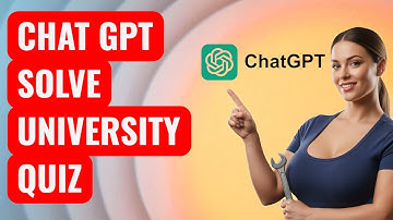 How to Solve Virtual University Quiz with ChatGPT Step by Step