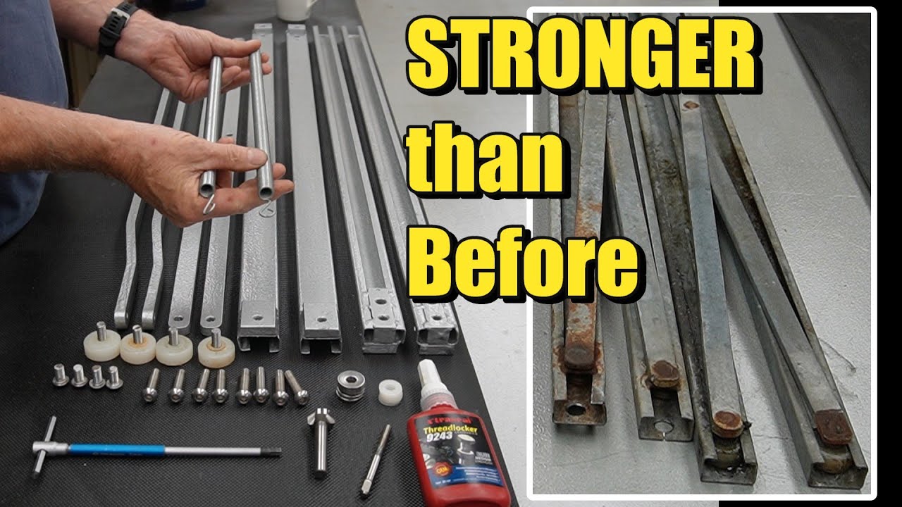 Подъемные рычаги для подъемной крыши автодома Caravan 1970-х годов. Восстановление и модернизация.