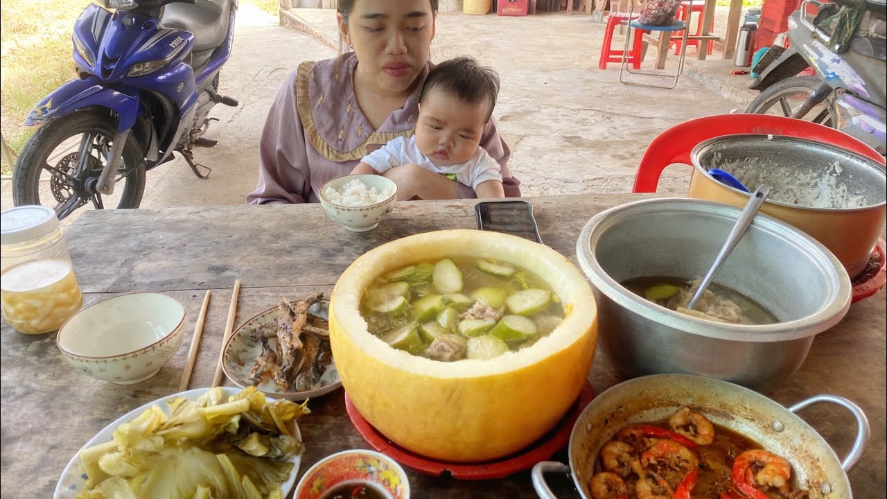 Tôm Kho Cá Kèo Chiên Canh Khổ Qua Mời Cả Nhà T21