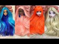 Elsa Doll Hair Transformation ~ DIY Miniature Ideas for Barbie ~ Wig, Dress, Faceup, and More!