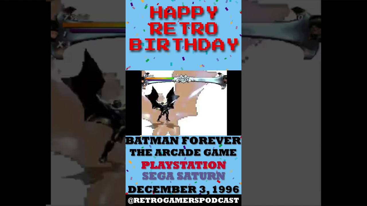 С днем ​​рождения, Batman Forever: аркадная игра на PlayStation и Sega Saturn!