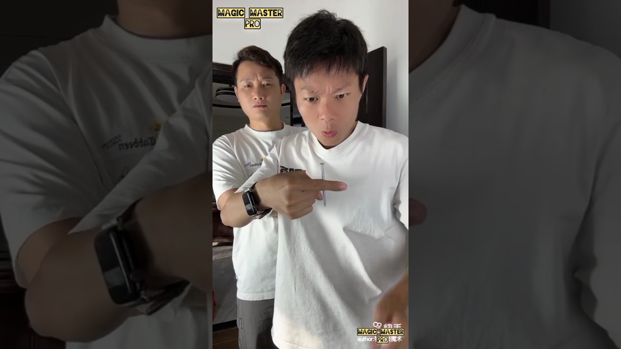 "Revealed a unique Magic Trick of Nail in the finger" 