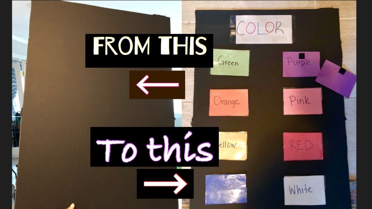 Learn Matching Basic Colors With This Simple Hands-On DIY Activity For Toddlers