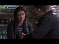 Eastenders Lauren feels bad by blaming max for her motors being burned down as she read mark message