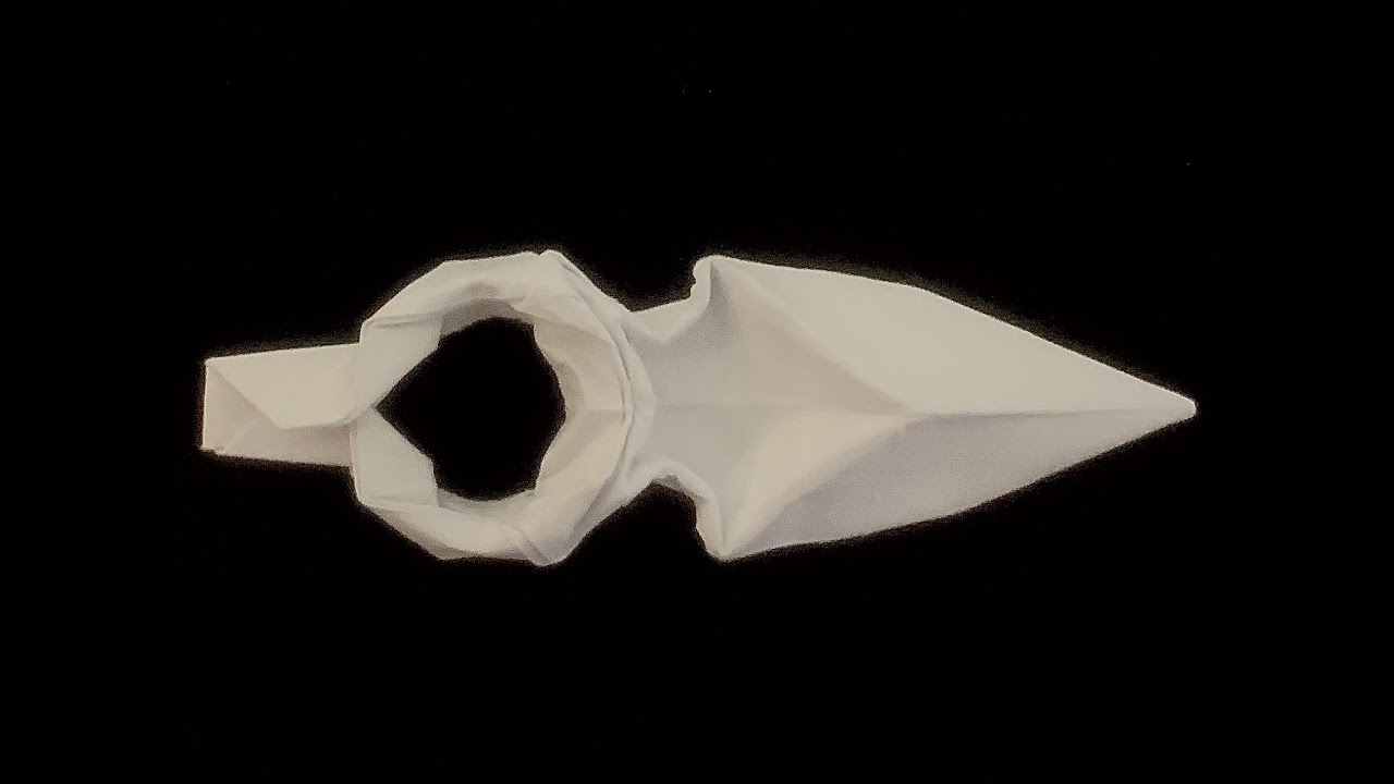 origami valorant jett's kunai - YouTube