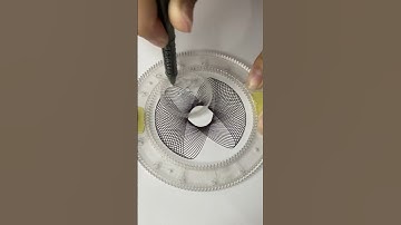 Simple ASMR Spirograph Art! #art #shorts #spirograph #satisfying #asmr #trending #viralshorts