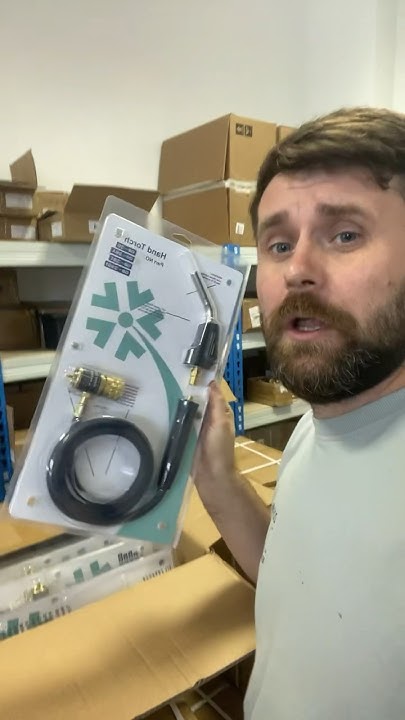 МАПП горелка для пайки холодильников - YouTube