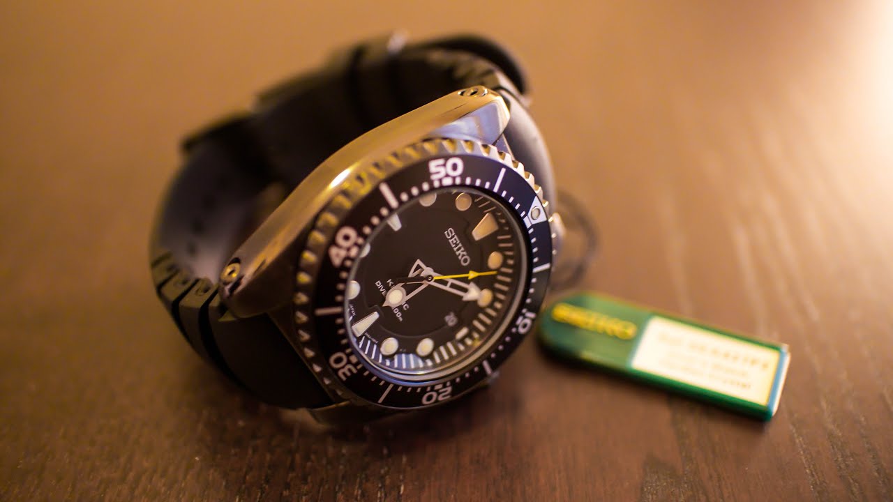 Seiko BFK Kinetic Divers watch SKA427P2 - watch review - YouTube