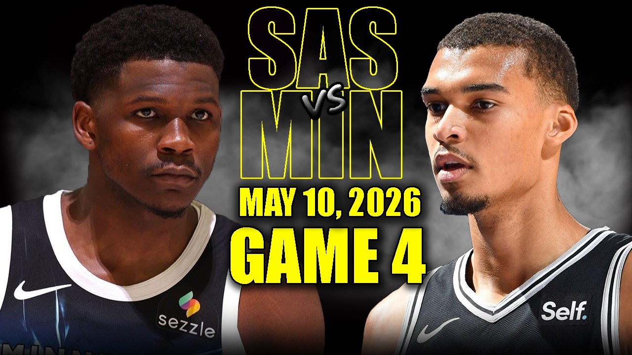 San Antonio Spurs vs Minnesota Timberwolves Full Game 4 Highlights - May 10, 2026 | NBA Playoffs
