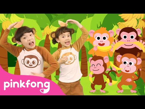 Monkey Banana Dance | Baby Monkey | Dance Along Song | Pinkfong Kids Songs