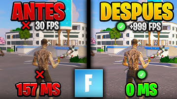 Cómo AUMENTAR FPS en Fortnite PC de gama baja 2025✅ | Guía  para Aumentar Rendimiento y - Input Lag