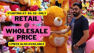 Retail at wholesale price | Starting at only Rs.15/- | 10 Feet Teddy | Chickpet Bangalore Soft Toys screenshot 4