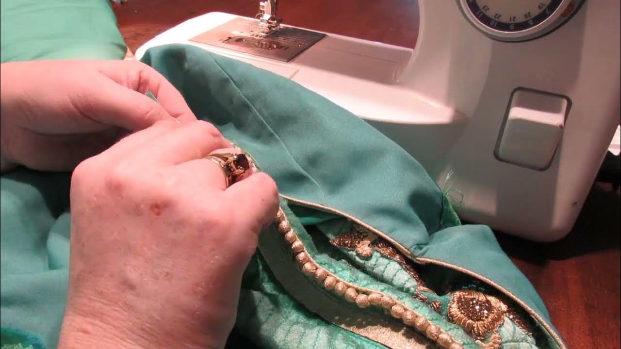 Putting a zip into the front of a premade dress Professional Tips