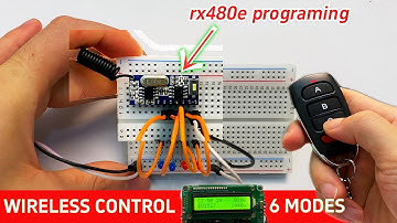 How to Use QIACHIP RX480E: Master 6 RF Remote Pairing Modes for 4 Channel Wireless Receiver Module