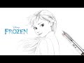 How to draw Anna | Frozen | Anna