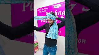 How do you drape a turban? / How do you tie a turban for beginners? #jodhpurisafa #turban #pagdi screenshot 3