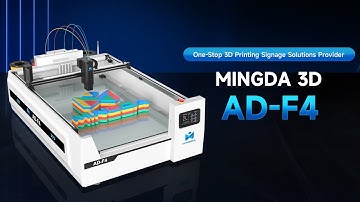 🔥MINGDA AD-F4: 350mm/s 4-color 3D Printer Revolutionizing LED Signage