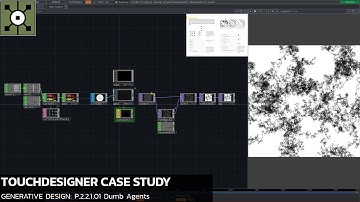 TouchDesigner Tutorial 40 - Case Study [Generative Design: P.2.2.1_01 Dumb Agents]