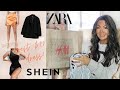 ZARA, THE BAY, SHEIN | Collective Haul |Shoes and clothes try on | Muy Eve #fall #winter #style
