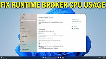 How To Fix the Runtime Broker High CPU Usage Error in Windows 10 - Quick Fix