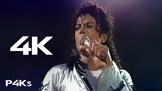 Michael Jackson - I Just Can't Stop Loving You Live At Wembley 1988 | 4K