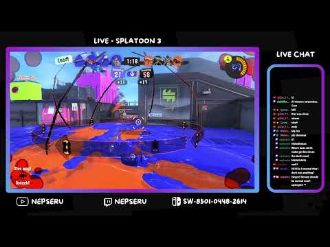 🐙 [Splatoon 3] Ranked battles but with a special guest!! @WoomyAisaka 