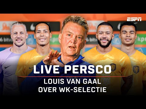 WK-Selectie BEKENDMAKING met Louis van Gaal ?  | ? LIVE Persconferentie Nederlands elftal ???