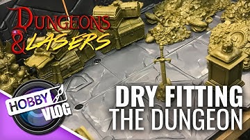 VLOG: D&D Display Dungeon Part #2 | Dry-Fitting The Dungeon #DungeonBuild